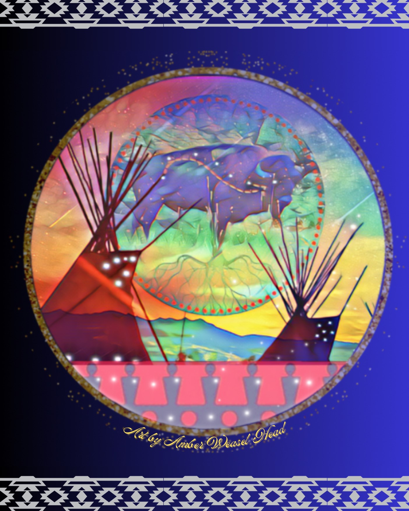 Innii Pasaakaan Buffalo Dance by Amber Weaselhead