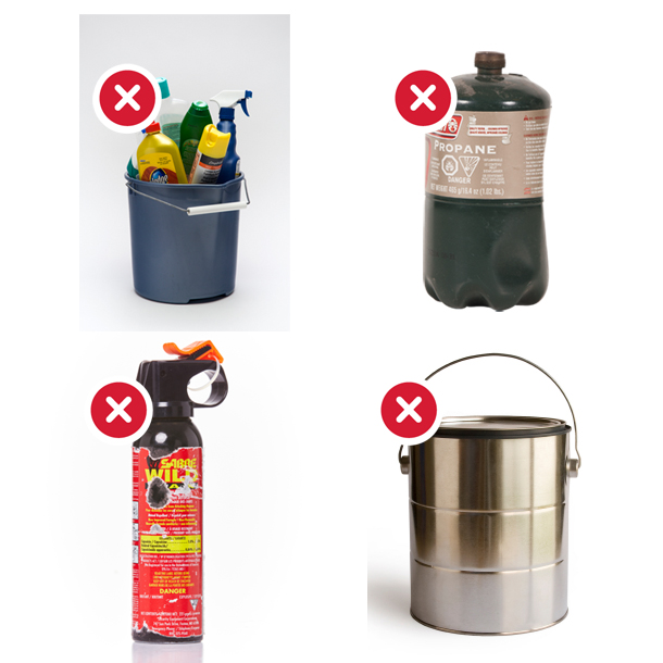 No Household Hazardous Waste