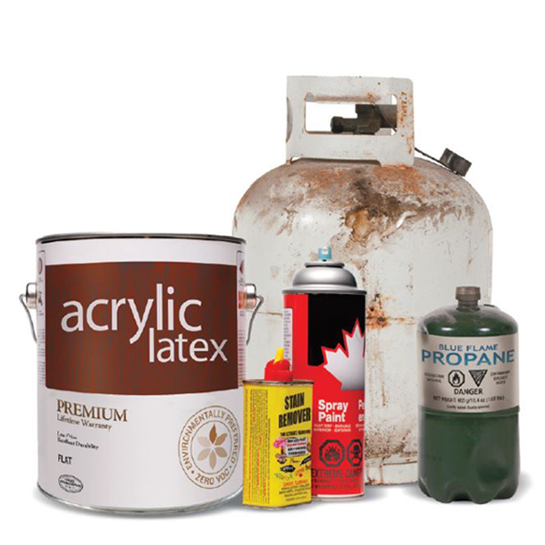 Household Hazardous Waste Items Example Paint, Propane, Cleaners