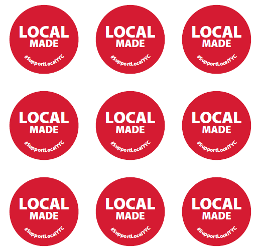 Local Made 1 inch stickers