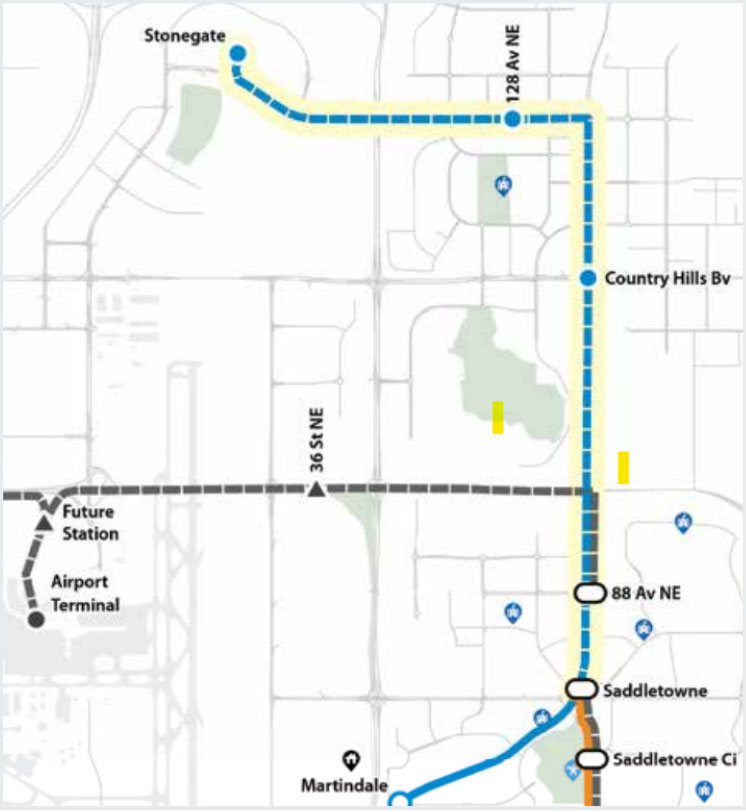 Blue line NE extension