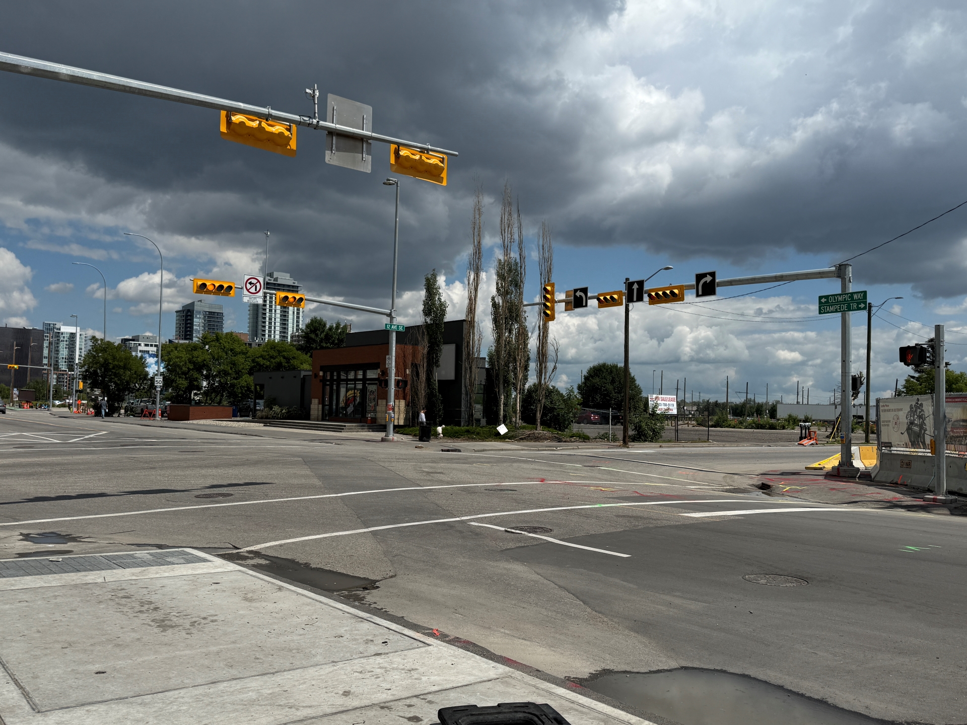 Intersection at Stampede Tr. and Olympic Way