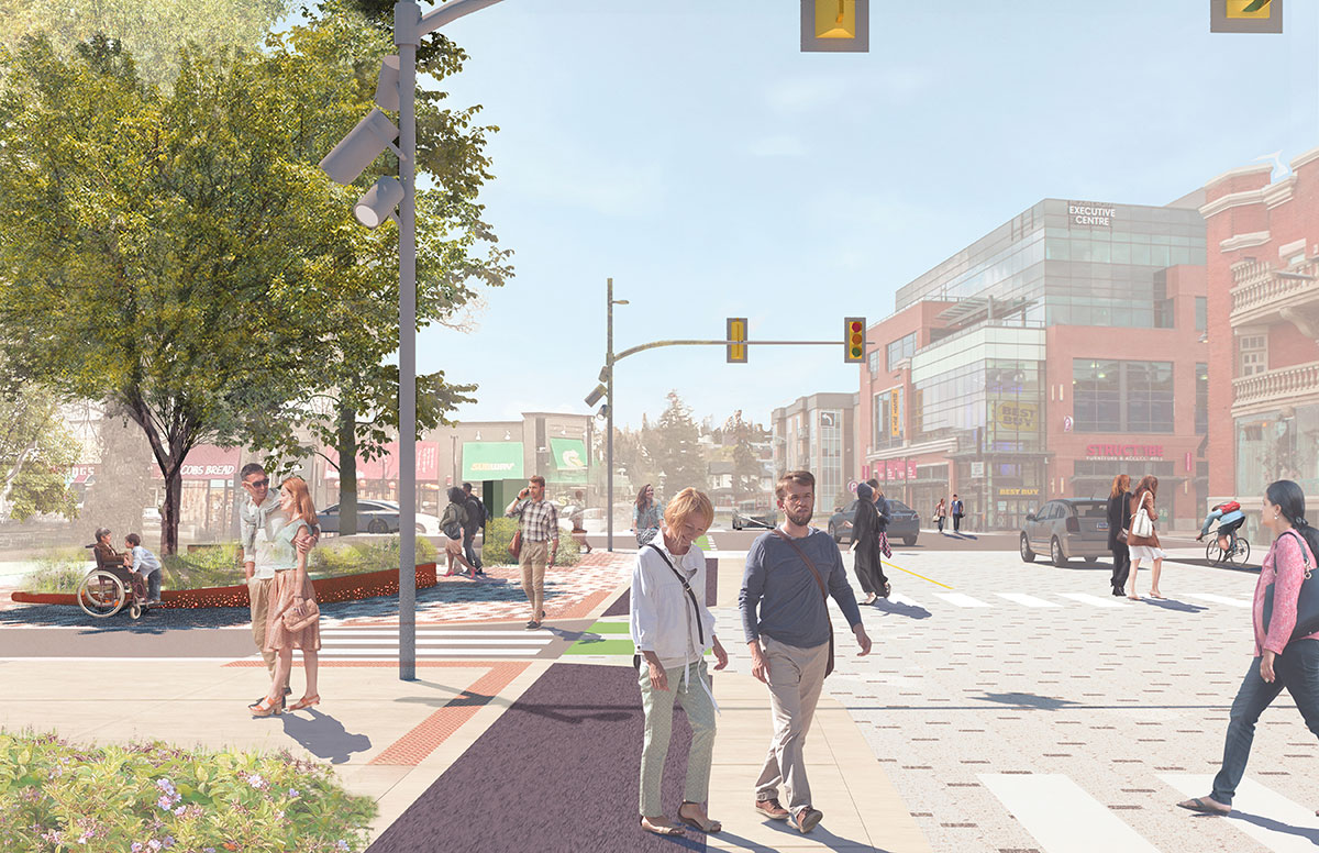 Raised intersections