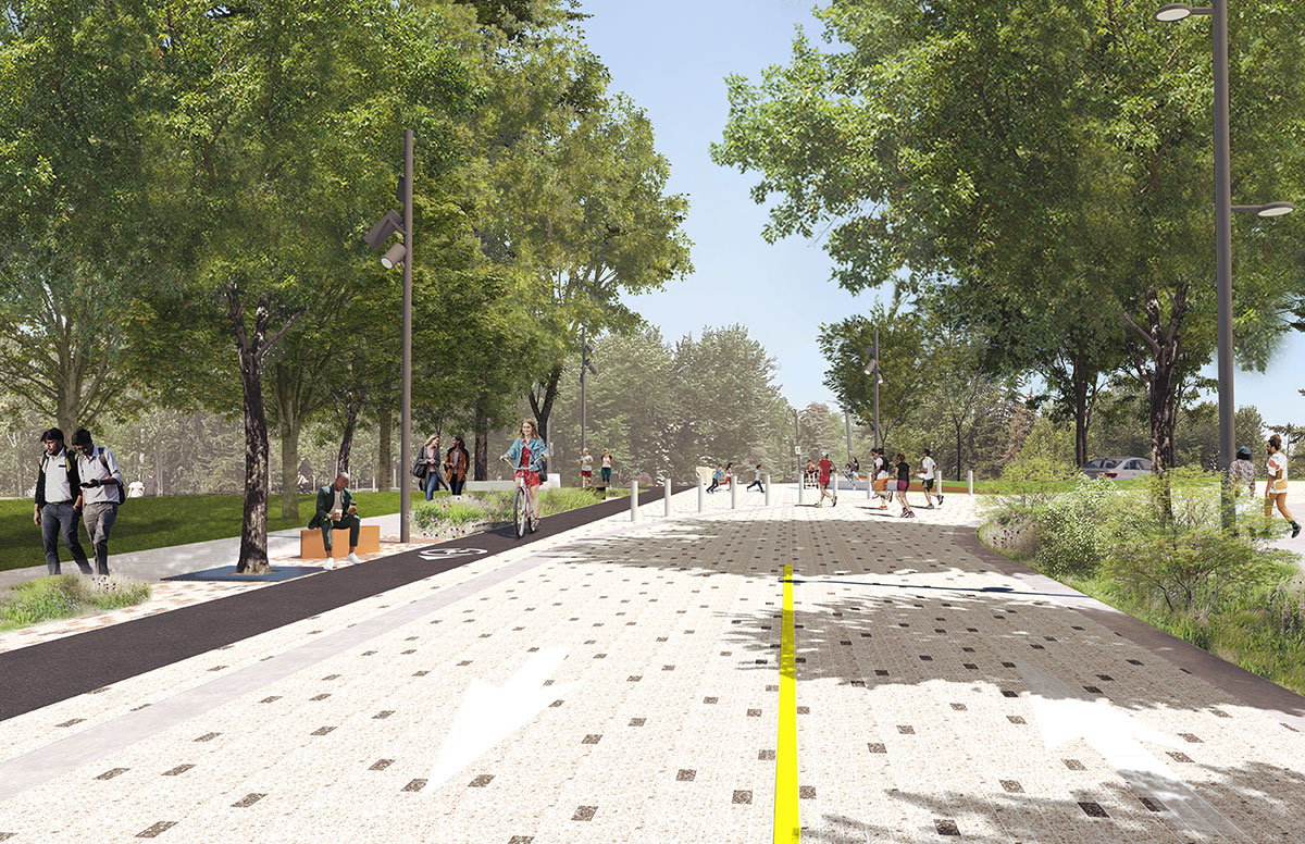 Raised intersections