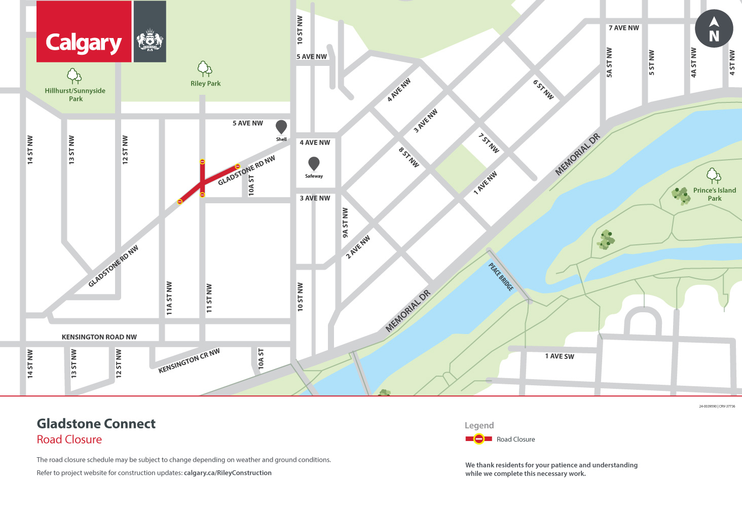 Gladstone road map