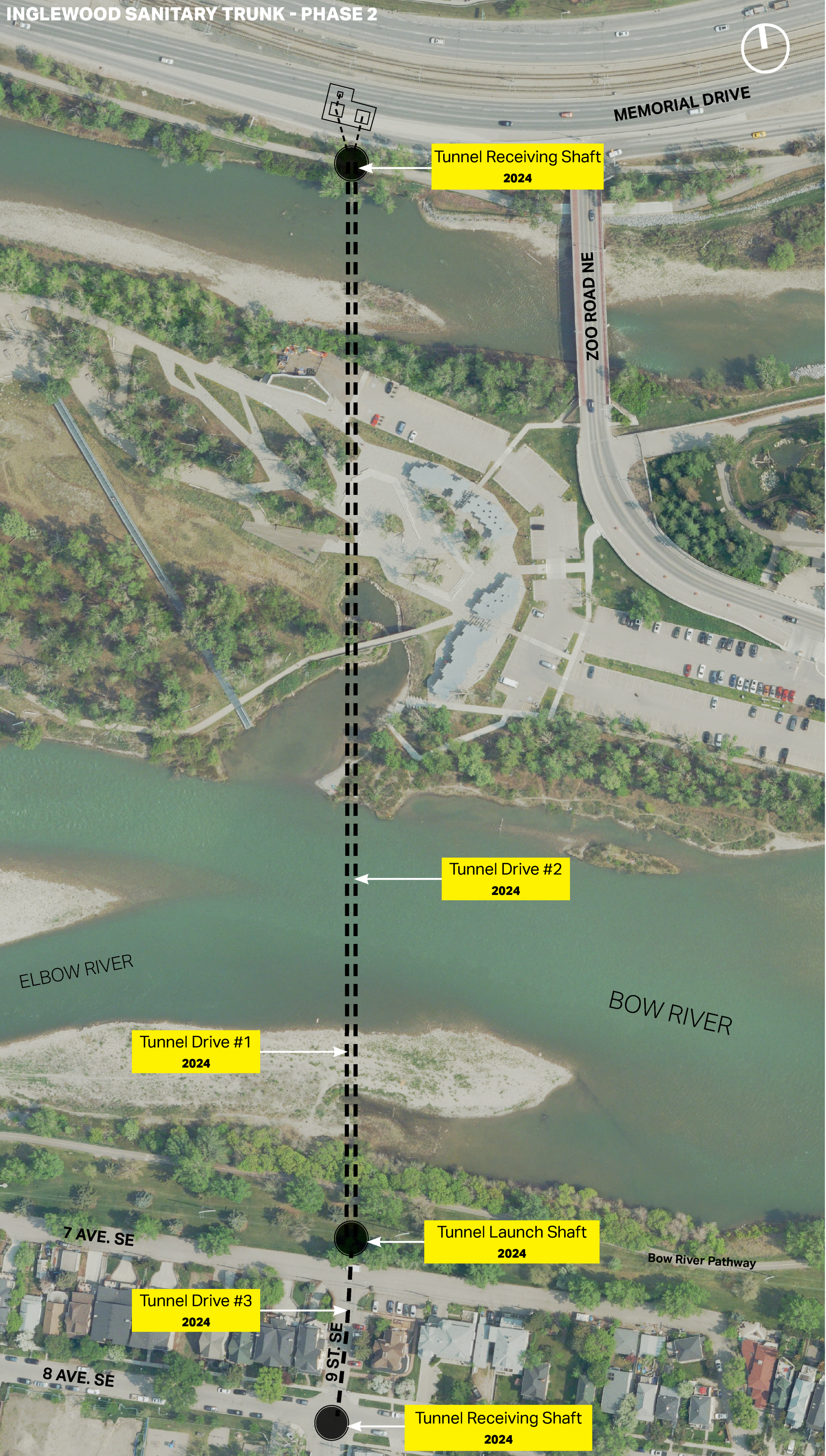 Inglewood Sanitary trunk proposed route