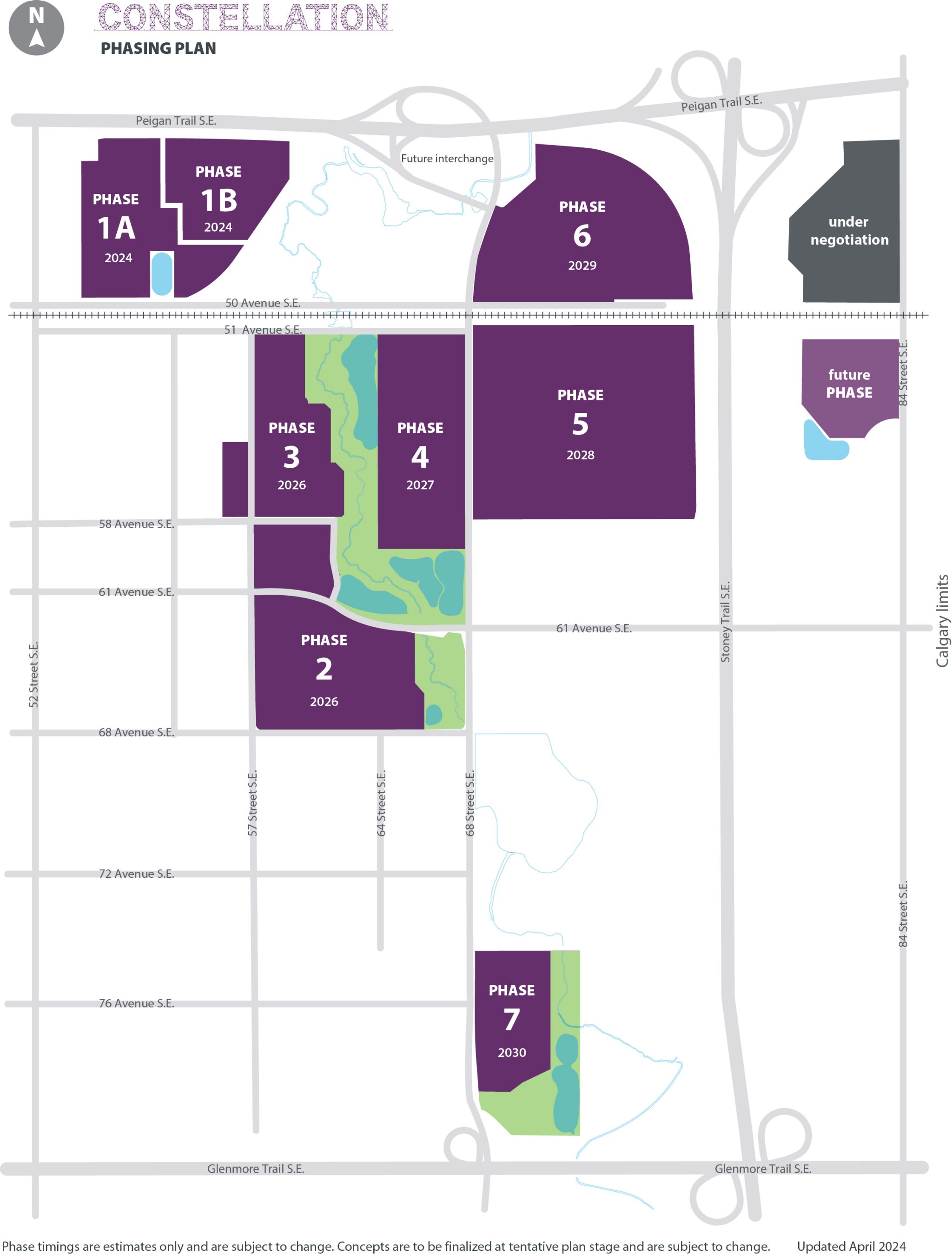 Map of Phasing 1 Plan - Click the download button to download the map